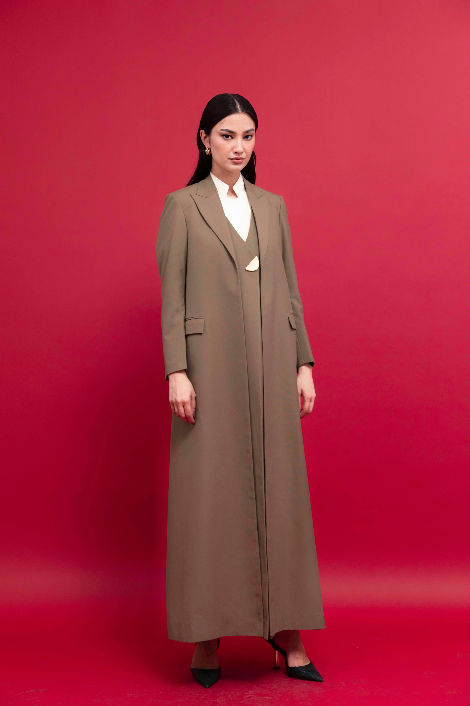Formal Blazer Dress for Women : Front view