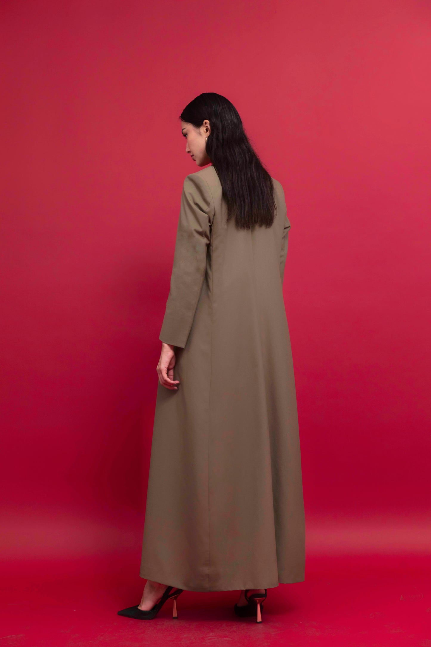 Formal Blazer Dress for Women : Back view