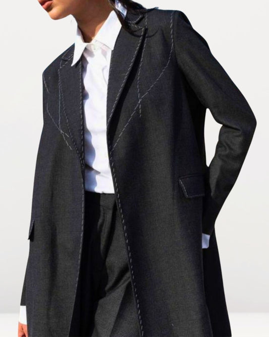 Hand stitched blazer