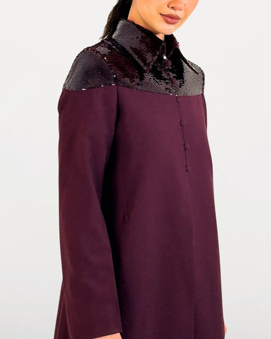 Embelished buttoned blazer