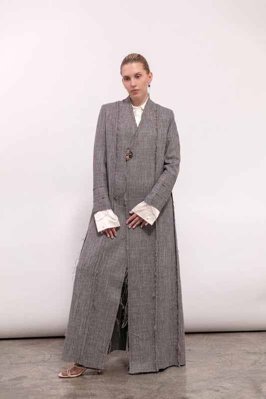 Fringed Lightweight Blazer : Front view