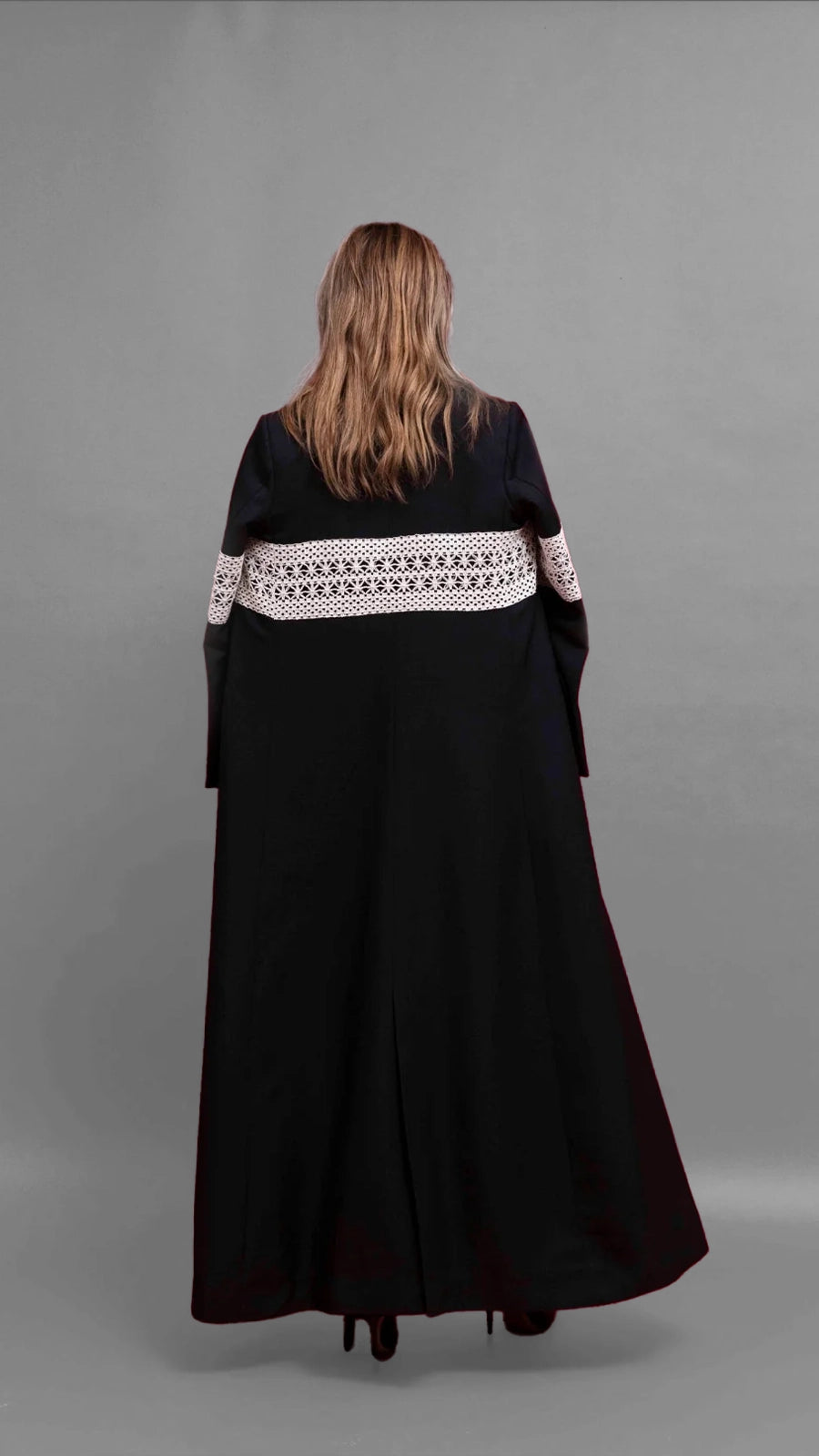 Black Crochet top blazer