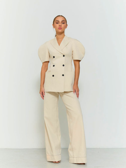 HOURGLASS DOUBLE BREASTED SUIT SET