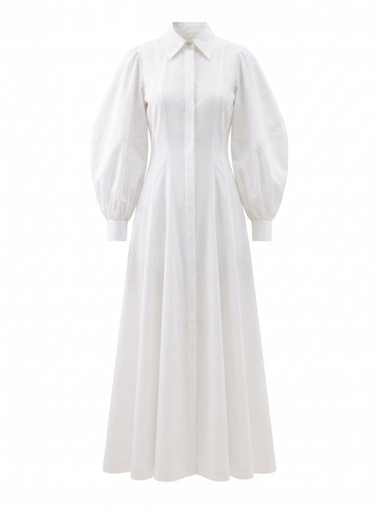 Maxi shirt dress