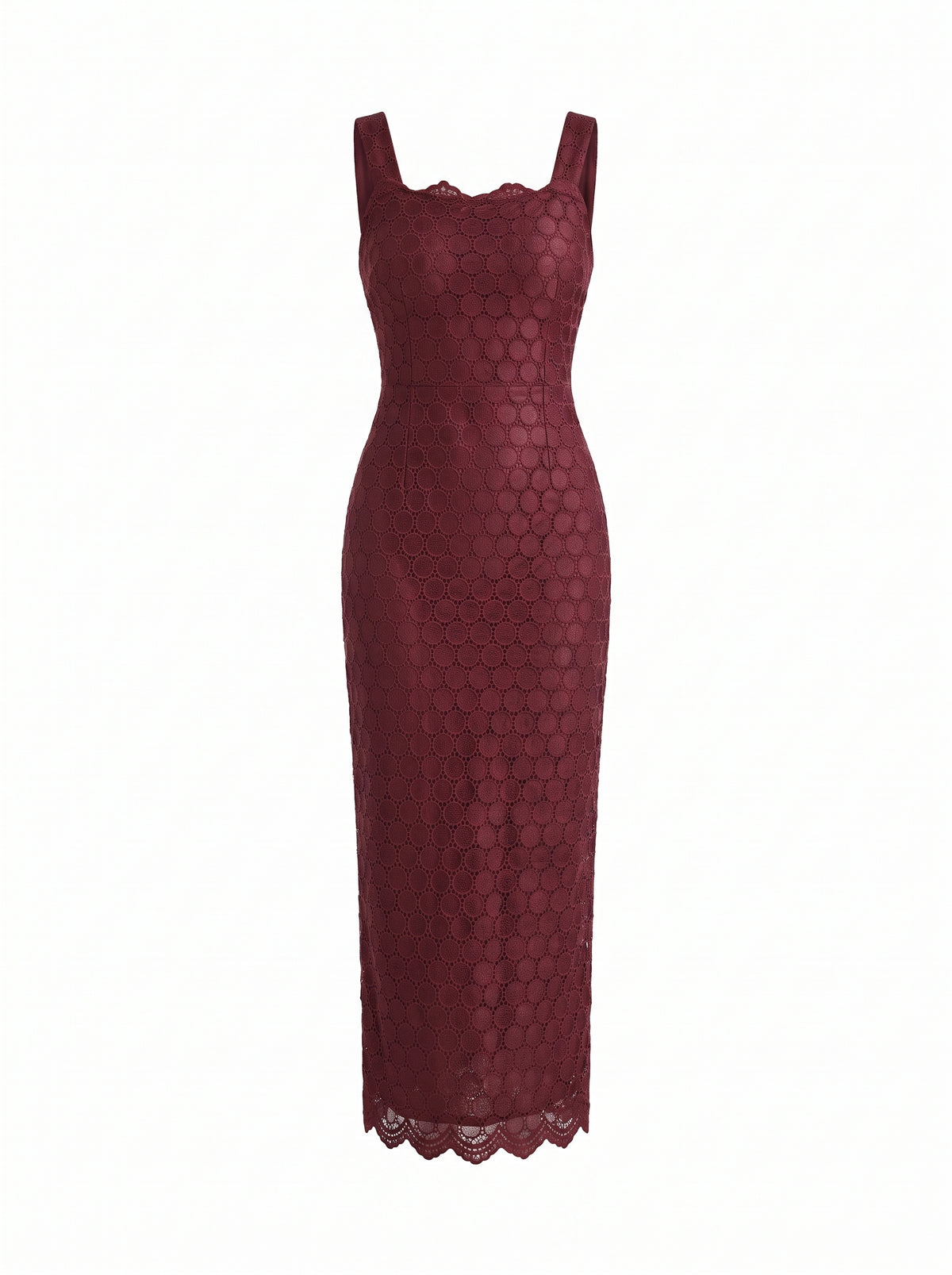 Leather Embroidery fit Dress