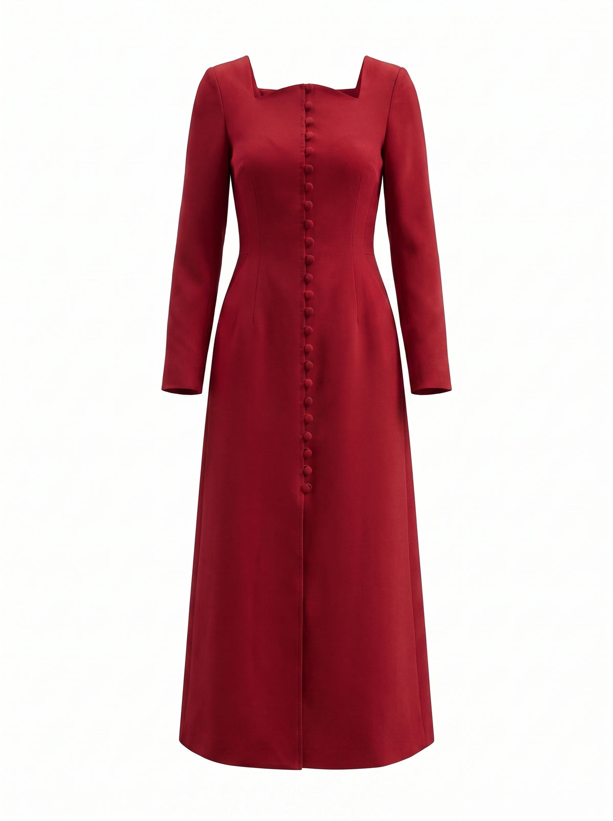 Structured buttoned dress