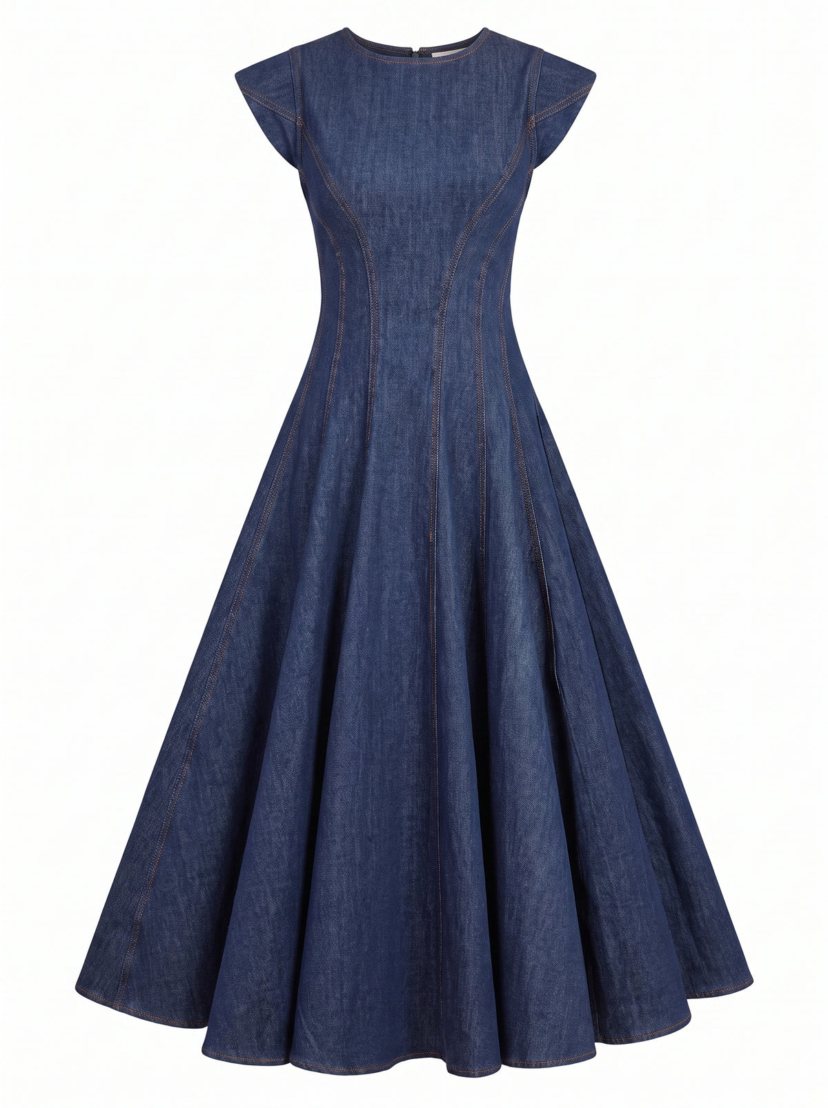 Denim Flowey Dress