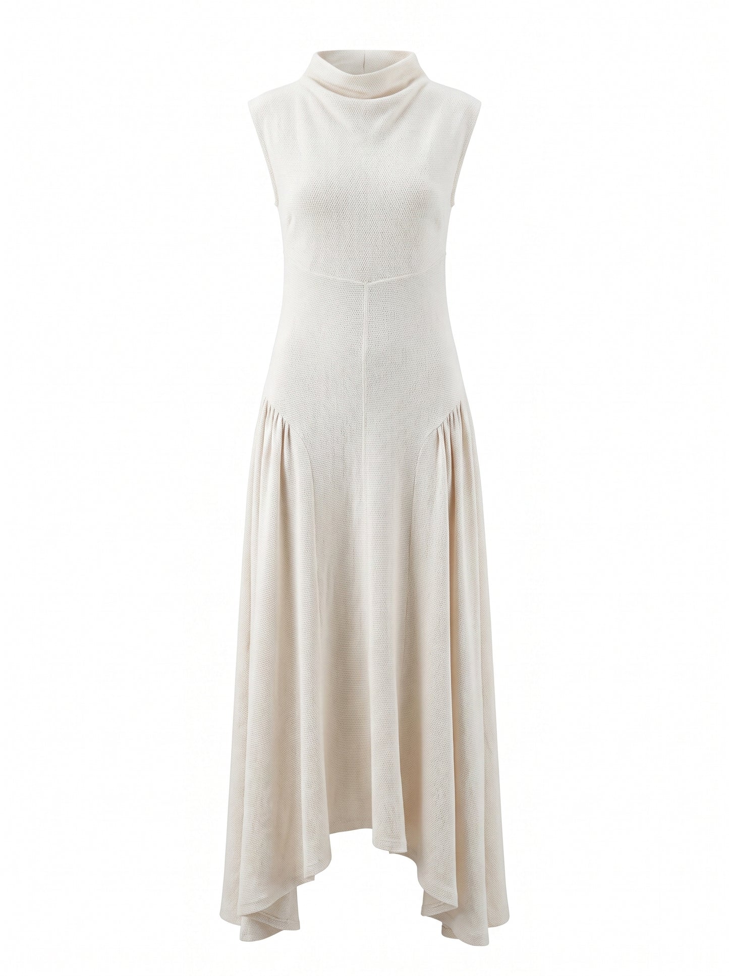 Cotton mesh details dress
