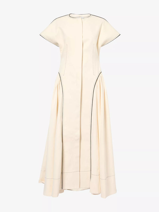 CREAM DENIM OPEN BACK