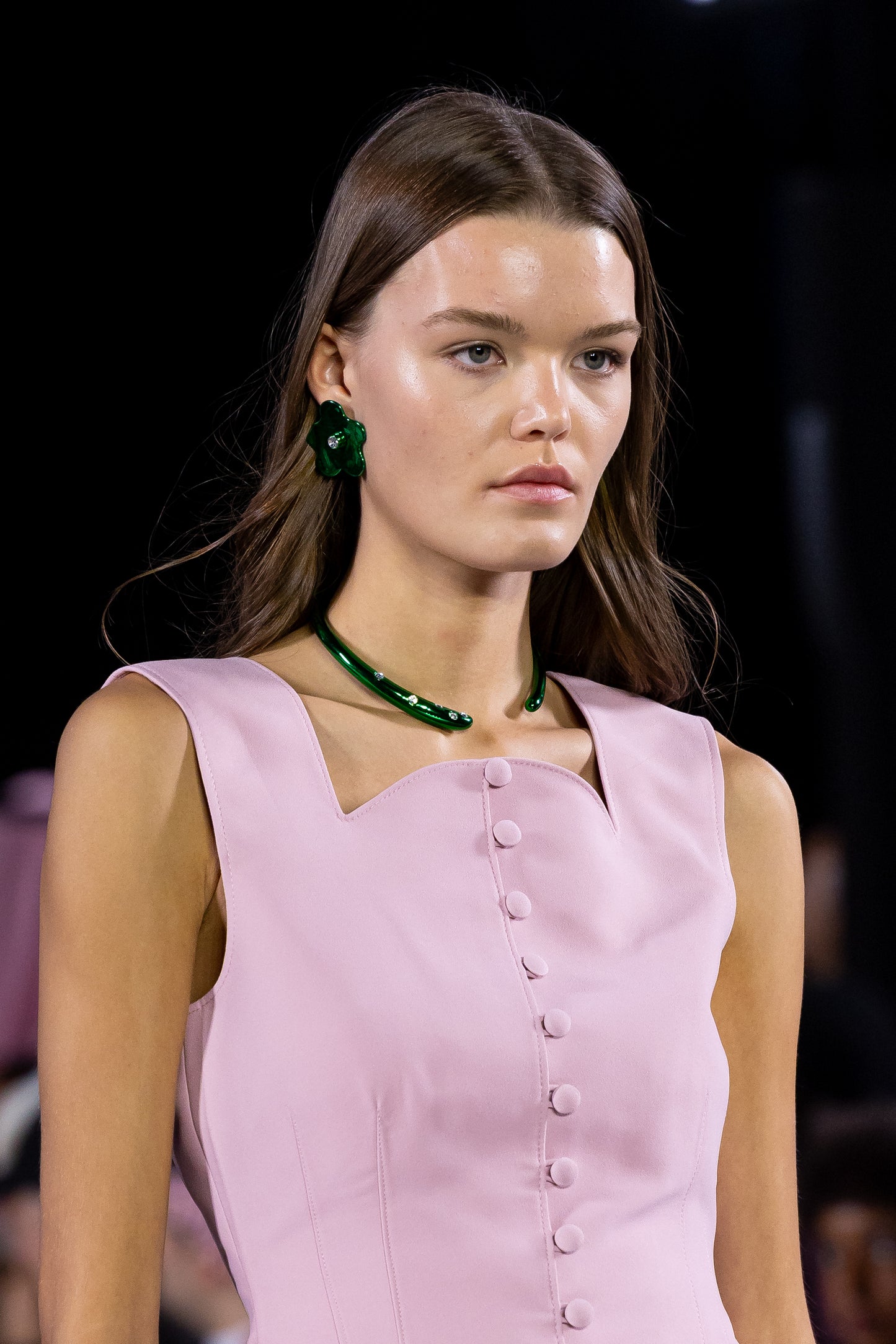 STRUCTURED BUTTONED TOP