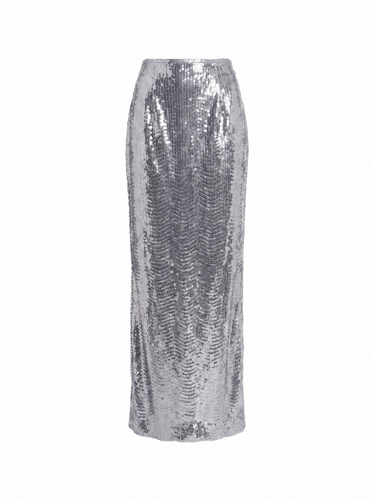 SEQUINS MAXI PENCIL SKIRT